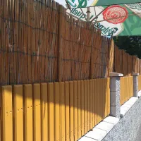 Bambusová stínicí rohož "štípaný bambus nelakovaný" - délka 500 cm, výška 130 cm