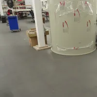 Modrá plastová (PVC) zátěžová dlažba Fortelock Industry ECO (diamant) - délka 51 cm, šířka 51 cm, výška 0,7 cm