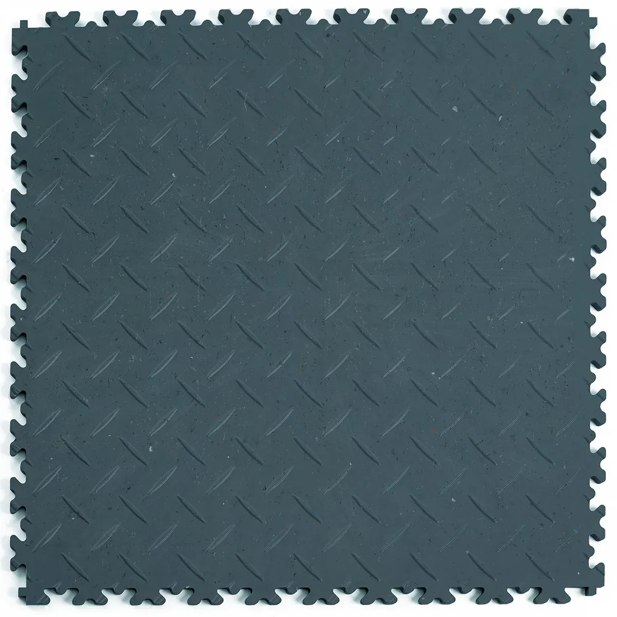 Modrá plastová (PVC) zátěžová dlažba Fortelock Industry ECO (diamant) - délka 51 cm, šířka 51 cm, výška 0,7 cm