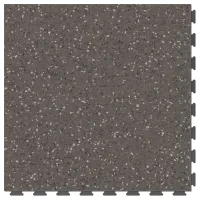 Šedá plastová vinylová dlažba Fortelock Business Sauda Cold Lava G003 - délka 64 cm, šířka 64 cm, výška 0,7 cm