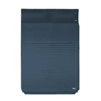 Šedá samonafukovací karimatka pro dvě osoby NILS CAMP - délka 186 cm, šířka 130 cm, tloušťka 3 cm