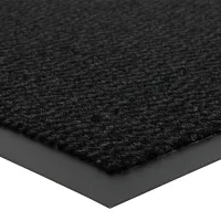 Černá vstupní rohož FLOMA SP25 - délka 90 cm, šířka 90 cm, výška 0,5 cm