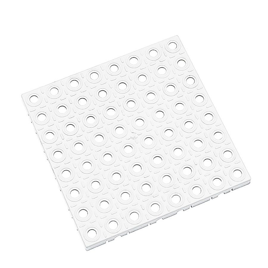 Bílá plastová PE dlažba AvaTile AT-STD - délka 25 cm, šířka 25 cm, výška 1,6 cm F