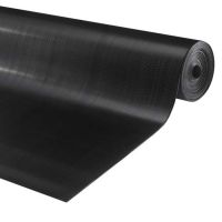 Černá průmyslová protiskluzová podlahová guma FLOMA Alfa - 10 m x 120 cm x 0,3 cm