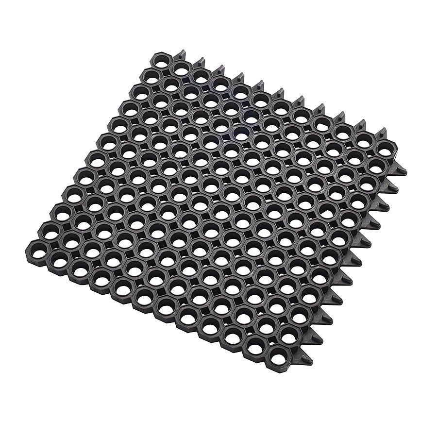 Gumová čisticí vstupní rohož na hrubé nečistoty Master Flex D23 - délka 50 cm, šířka 50 cm, výška 2,3 cm