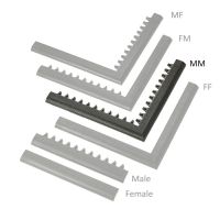 Černá náběhová hrana "samec" MF Safety Ramps D23/C23 - délka 100 cm a šířka 6 cm