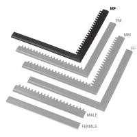 Černá náběhová hrana &quot;samec&quot; &quot;samice&quot; MF Safety Ramps D12/C1,2 Nitrile - 100 x 5 cm