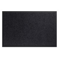 Černá vnitřní vstupní čistící pratelná rohož Twister - 60 x 180 cm