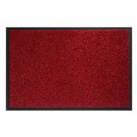 Červená vnitřní vstupní čistící pratelná rohož Twister - 60 x 80 cm