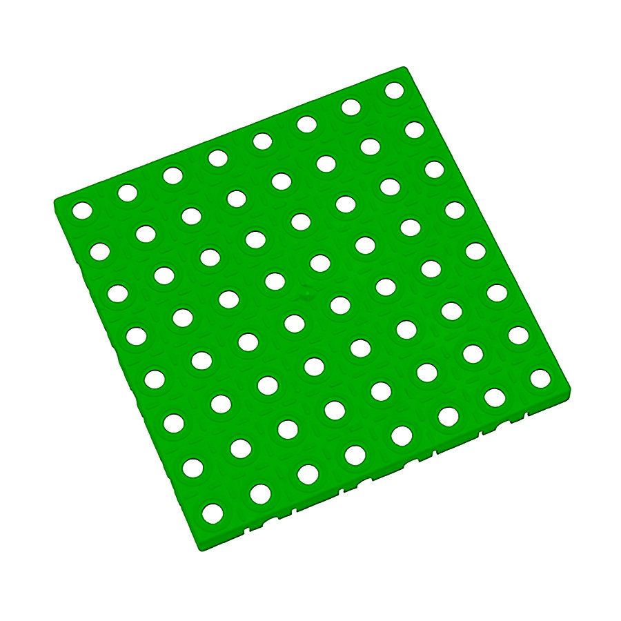 Zelená plastová dlažba AvaTile AT-HRD - délka 25 cm, šířka 25 cm, výška 1,6 cm F