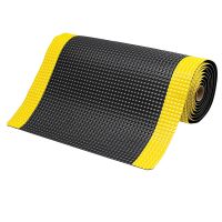 Černo-žlutá protiúnavová laminovaná rohož (role) Sky Trax - délka 21,9 m, šířka 60 cm, výška 1,9 cm F