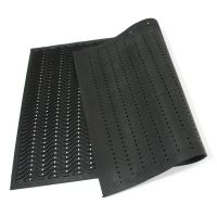 Gumová čisticí vstupní rohož FLOMA Waves - délka 90 cm, šířka 150 cm, výška 1,2 cm