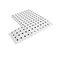 Bílá plastová PE dlažba AvaTile AT-STD - délka 25 cm, šířka 25 cm, výška 1,6 cm F