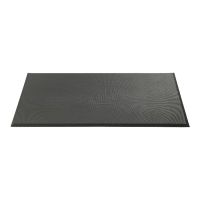 Černá protiúnavová olejivzdorná rohož Posture Mat - délka 152 cm, šířka 91 cm, výška 1,9 cm F