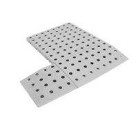Šedá plastová PE dlažba AvaTile AT-STD - délka 25 cm, šířka 25 cm, výška 1,6 cm F