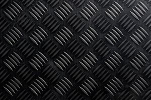 Černá průmyslová protiskluzová podlahová guma FLOMA Delta - délka 10 m, šířka 150 cm, výška 0,3 cm