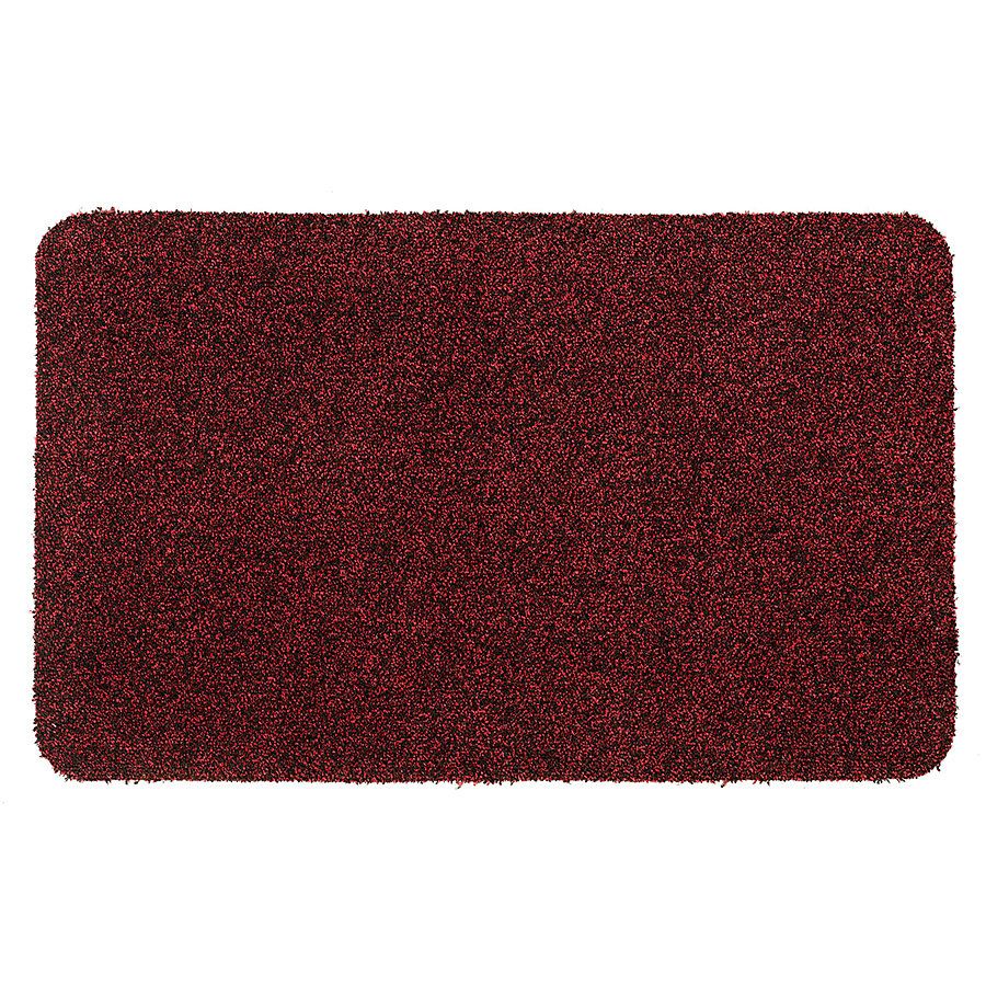 Červená pratelná vstupní rohož FLOMA Majestic - délka 40 cm, šířka 60 cm, výška 0,6 cm