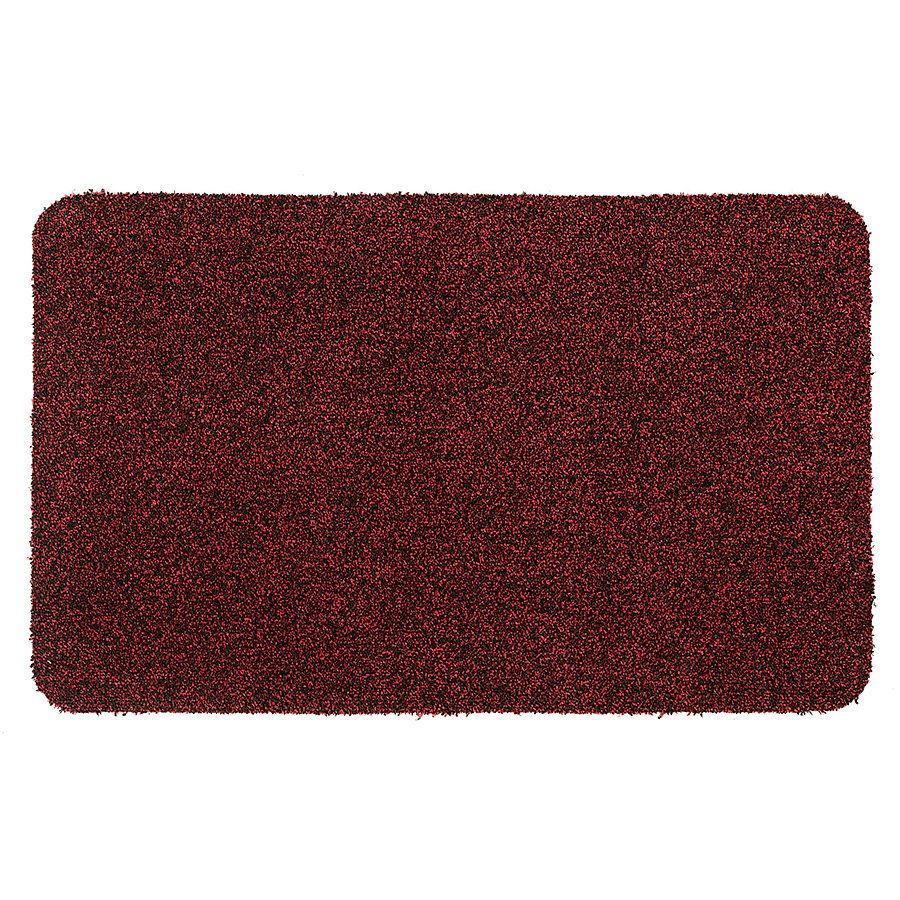Červená pratelná vstupní rohož FLOMA Majestic - délka 40 cm, šířka 60 cm, výška 0,6 cm