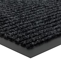 Antracitová vstupní rohož FLOMA Everton - délka 40 cm, šířka 60 cm, výška 0,6 cm