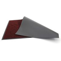 Červená vstupní rohož FLOMA Everton - délka 60 cm, šířka 80 cm, výška 0,6 cm