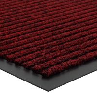 Červená vnitřní čistící vstupní rohož FLOMA Everton - délka 40 cm, šířka 60 cm a výška 0,6 cm
