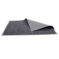Antracitová vstupní rohož FLOMA Everton - délka 40 cm, šířka 60 cm, výška 0,6 cm