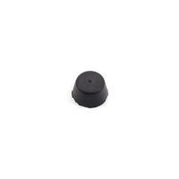 Černý gumový doraz návlečný pro hlavu šroubu FLOMA - průměr 1,9 cm, výška 1 cm