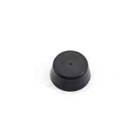 Černý gumový doraz návlečný pro hlavu šroubu FLOMA - průměr 2,8 cm, výška 1,3 cm