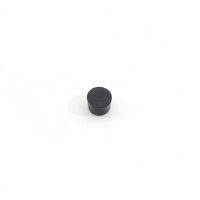 Černý gumový kónický doraz s dírou pro šroub FLOMA - průměr 2,2 cm, výška 1,5 cm