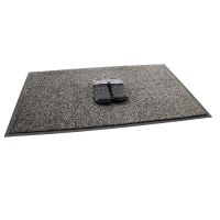 Šedá vstupní rohož FLOMA Briljant (Bfl-S1) - délka 40 cm, šířka 60 cm, výška 0,9 cm