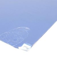 Modrá lepící dezinfekční dekontaminační rohož FLOMA Sticky Mat - délka 45 cm a šířka 115 cm - 60 listů
