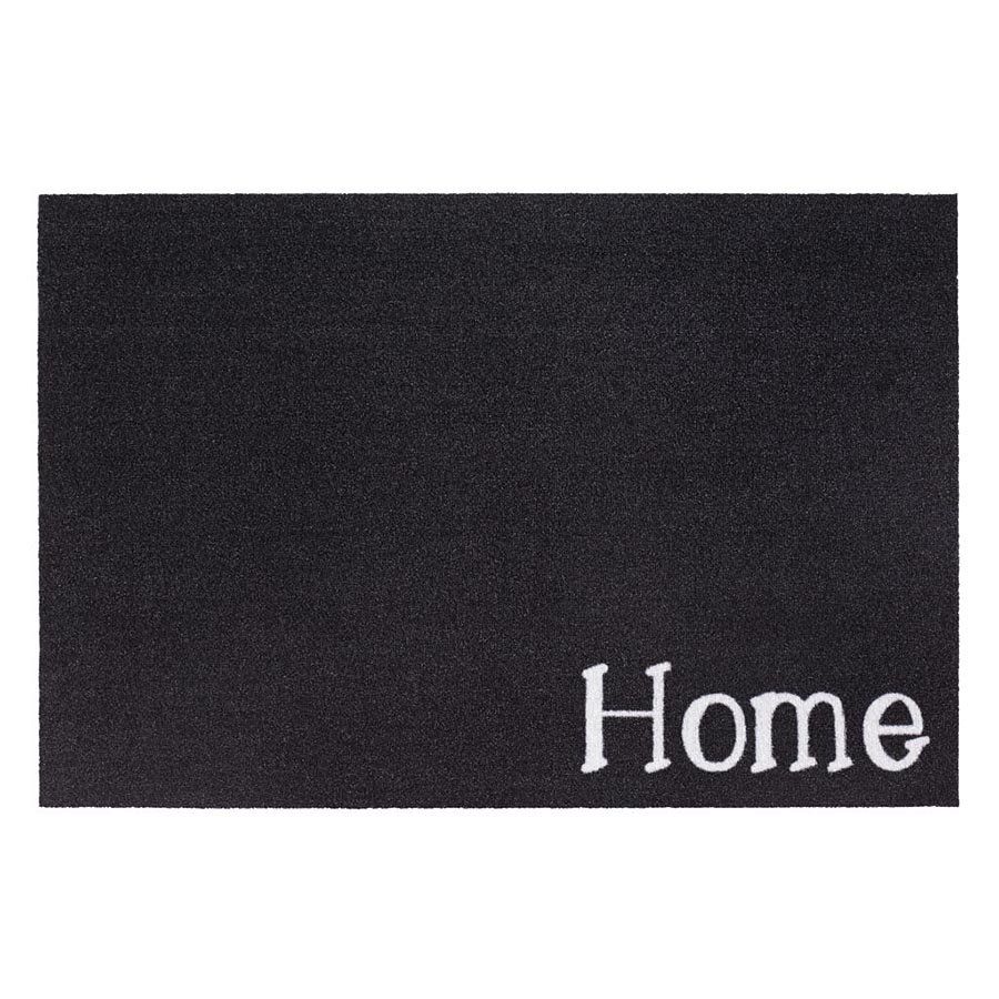 Vstupní rohož FLOMA Mondial Home - black - délka 50 cm, šířka 75 cm, výška 0,5 cm