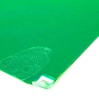 Zelená lepící dezinfekční dekontaminační rohož FLOMA Sticky Mat - délka 90 cm a šířka 115 cm - 60 listů