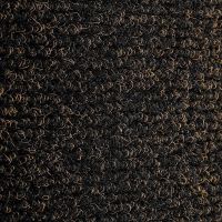 Černo-hnědá textilní zátěžová vstupní rohož FLOMA Catrine - délka 140 cm, šířka 190 cm, výška 1,35 cm