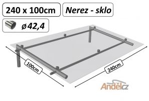 VCHODOVÝ PŘÍSTŘEŠEK model K 2,4m