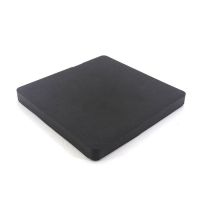 Černá EPDM gumová ochranná univerzální podložka FLOMA - 10 x 10 x 1 cm