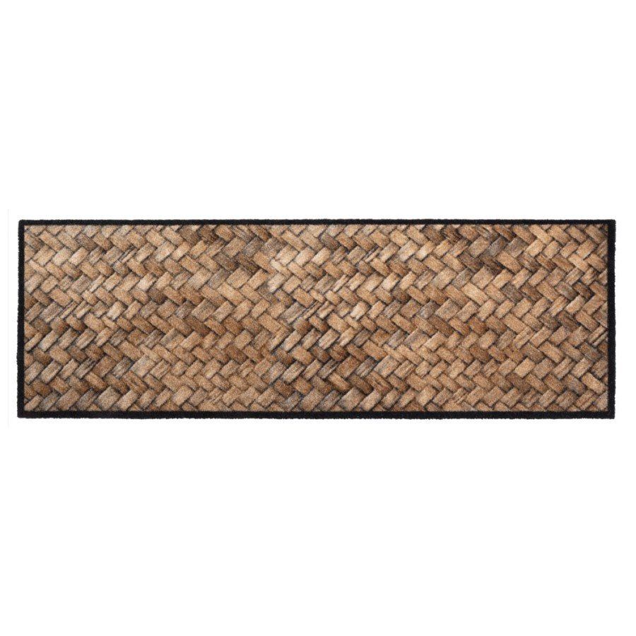Pratelná vstupní rohož FLOMA Prestige Wicker - délka 50 cm, šířka 150 cm, výška 0,7 cm