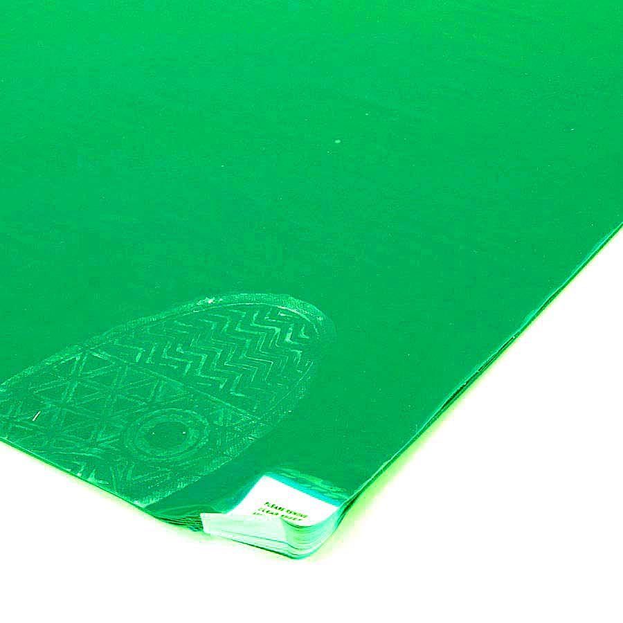 Zelená lepicí dezinfekční dekontaminační rohož FLOMA Sticky Mat - délka 115 cm, šířka 150 cm - 60 listů