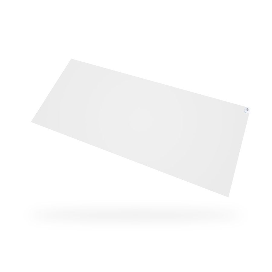 Bílá lepicí dezinfekční antibakteriální dekontaminační rohož FLOMA Antibacterial Sticky Mat - délka 60 cm, šířka 115 cm - 30 listů