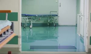 Modrá lepicí dezinfekční antibakteriální dekontaminační rohož FLOMA Antibacterial Sticky Mat - délka 45 cm, šířka 90 cm - 30 listů