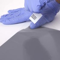 Šedá lepicí dezinfekční antibakteriální dekontaminační rohož FLOMA Antibacterial Sticky Mat - délka 60 cm, šířka 90 cm - 30 listů