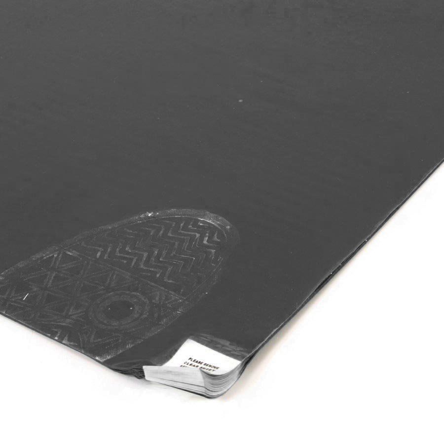 Šedá lepicí dezinfekční antibakteriální dekontaminační rohož FLOMA Antibacterial Sticky Mat - délka 60 cm, šířka 115 cm - 30 listů