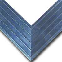 Hliníkový náběhový rám pro vstupní rohože a čisticí zóny 100 x 100 cm FLOMA - šířka 4,5 cm, výška 1 cm