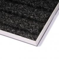 Hliníkový rám pro vstupní rohože a čistící zóny 100 x 150 cm FLOMA pro zapuštění do podlahy - šířka 3 cm, výška 1,5 cm, tloušťka 0,2 cm
