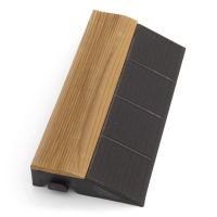 Dřevěný nájezd "samice" pro terasovou dlažbu Linea Combi-Wood - délka 40 cm, šířka 19,5 cm, výška 6,5 cm
