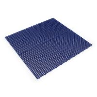 Modrá plastová terasová dlažba Linea Flextile - délka 39 cm, šířka 39 cm, výška 0,8 cm