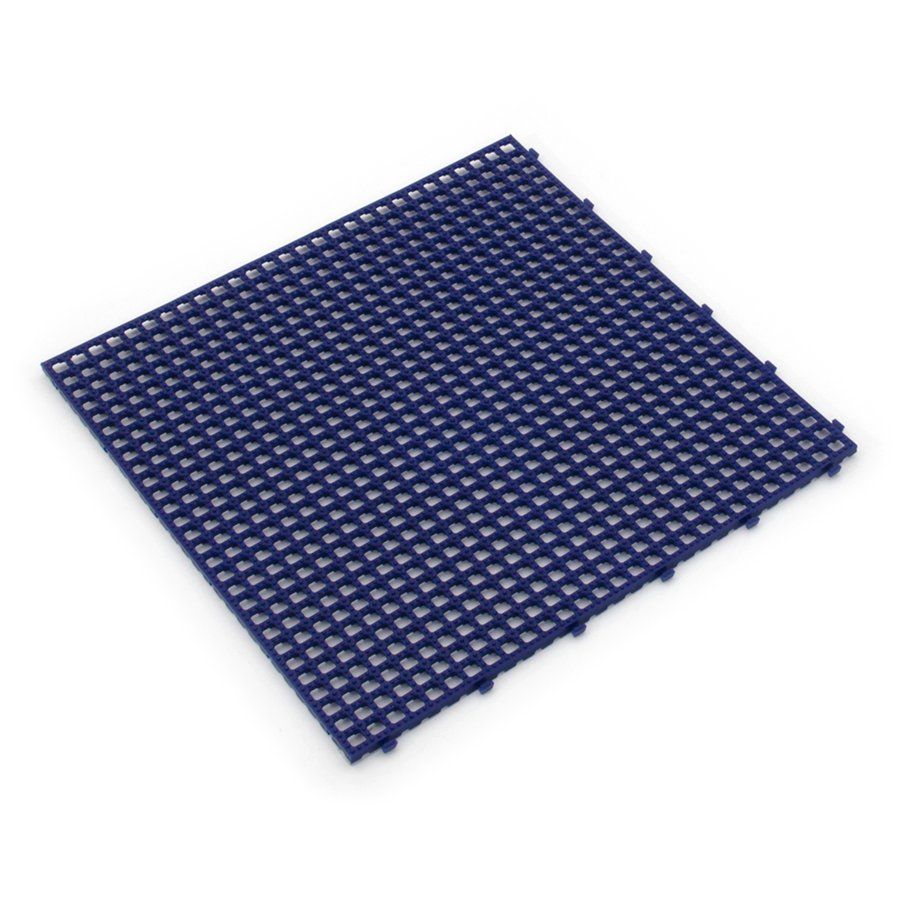 Modrá plastová terasová dlažba Linea Flextile - délka 39 cm, šířka 39 cm, výška 0,8 cm