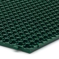 Zelená plastová terasová dlažba Linea Flextile - délka 39 cm, šířka 39 cm, výška 0,8 cm
