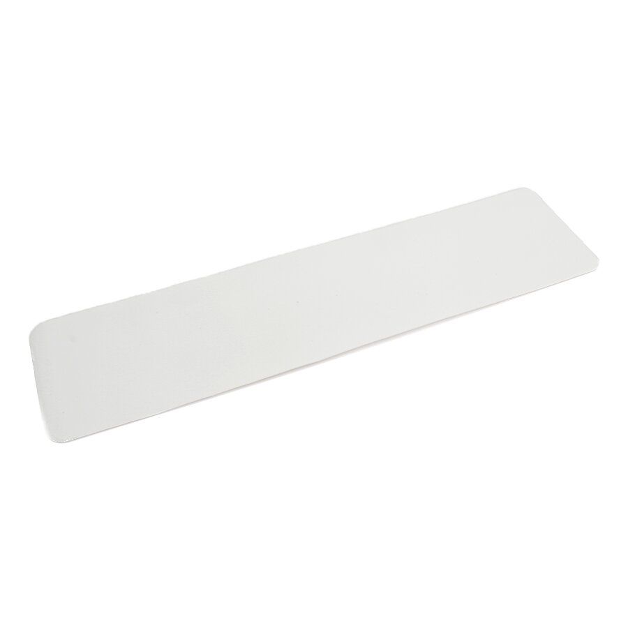 Bílá korundová protiskluzová páska (pás) FLOMA Standard - délka 15 cm, šířka 61 cm, tloušťka 0,7 mm
