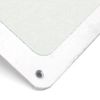Hliníkový fotoluminiscenční protiskluzový nášlap na schody FLOMA Glow in the Dark BDP - délka 63,5 cm, šířka 12 cm, výška 4,5 cm, tloušťka 1,6 mm